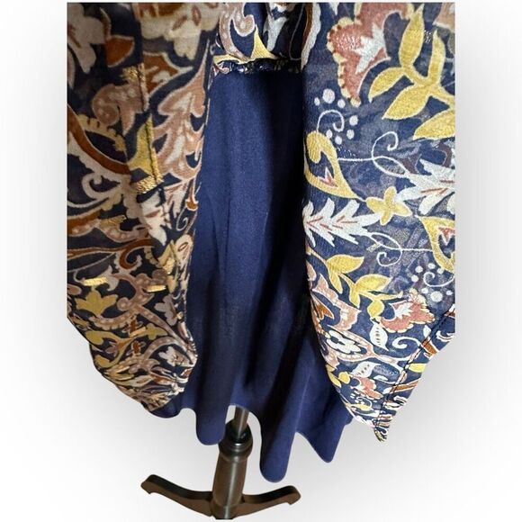 NWOT City Studio Floral Print Mini Dress Blue Small - Picture 6 of 11